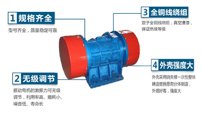 YZU振動電機(jī)特點(diǎn)